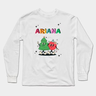 Ariana Custom Request Personalized - Christmas Tree Long Sleeve T-Shirt
